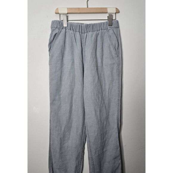 J. Crew Pants Size 4 Seaside Linen Blend Jogger Pull-On C4330 - Picture 2 of 6